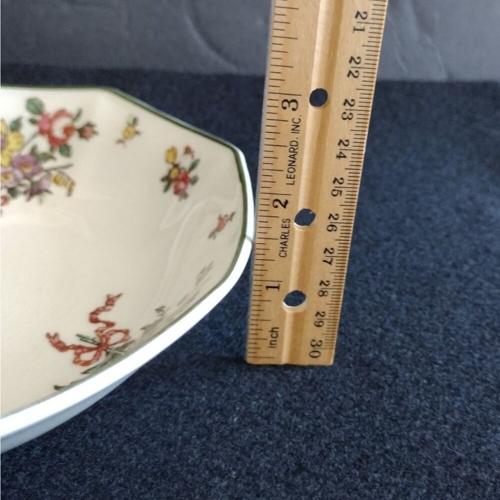 Antique Royal Doulton Old Leeds Spray Bowl, Made in England, Floral Granny Core - Picture 4 of 8